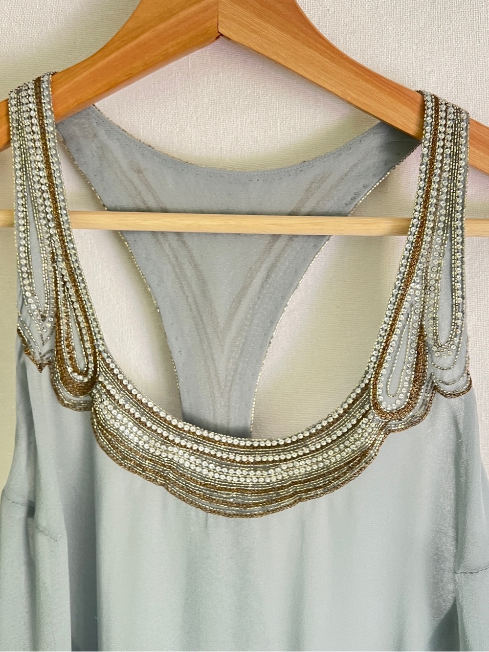 Ralph Lauren Collection Runway SS2010 Silk Beaded Art Deco 2 Piece Gown Rare Sz4 - Picture 10 of 16